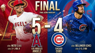 Los Angeles Angels vencen a Chicago Cubs 5-4 en Tempe