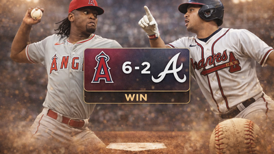 Angels derrotan 6-2 a Braves con dominio total de Soriano en Anaheim