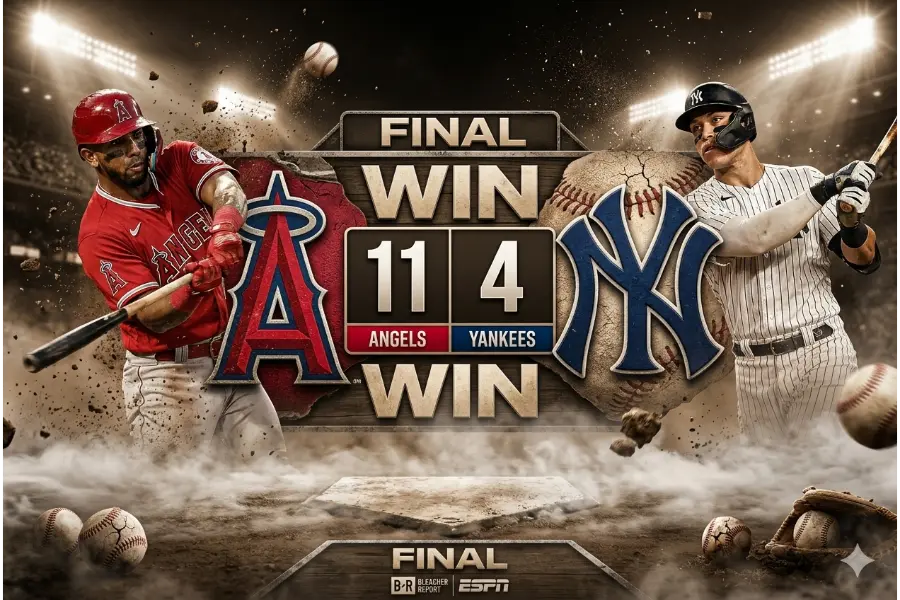 Angels vs Yankees 16-4-26
