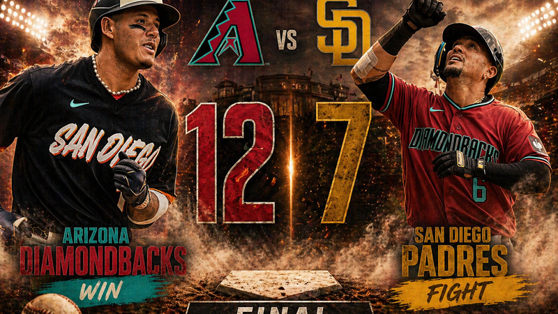 Diamondbacks vencen 12-7 a Padres en México: explosión ofensiva liderada por Tawa y Vargas