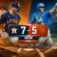 Astros remontan a Mets 7-5 con épico rally en Port St. Lucie