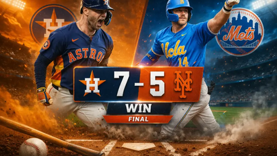 Astros remontan a Mets 7-5 con épico rally en Port St. Lucie