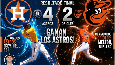 Astros imponen su ley en Sarasota y vencen 4-2 a los Orioles