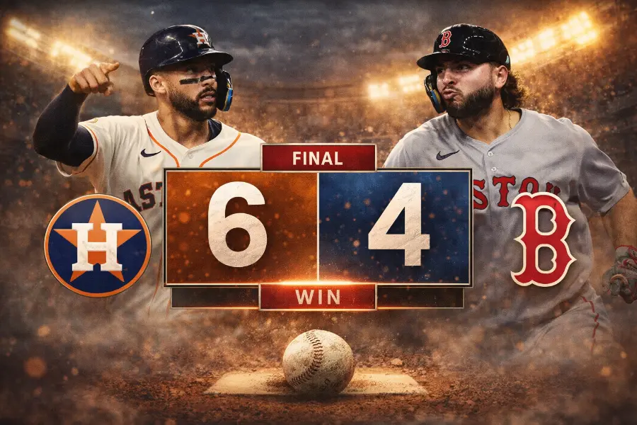 Astros vs Red Sox 1-4-26