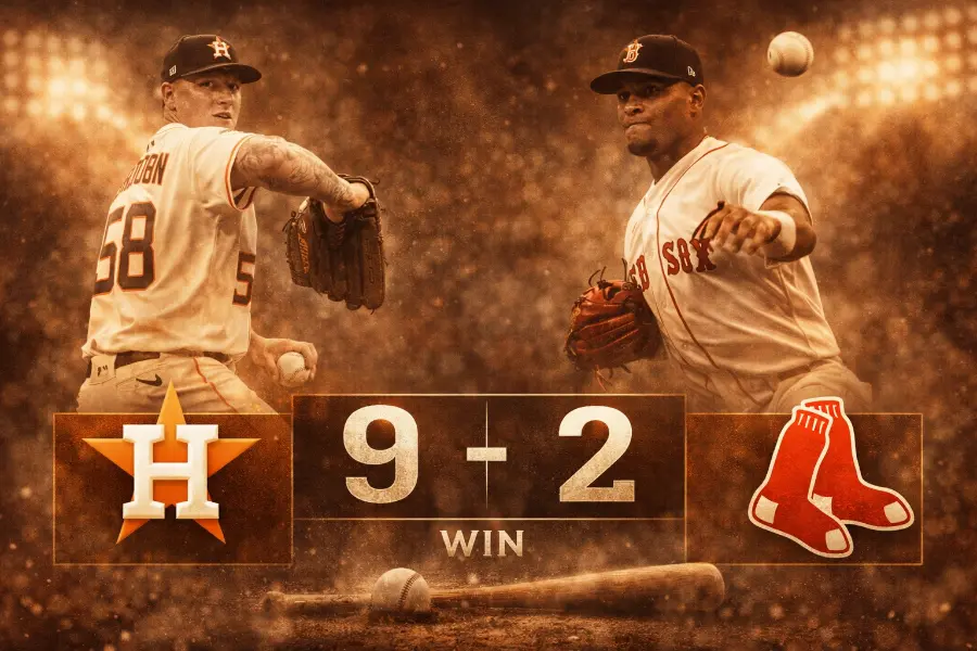 Astros vs Red Sox 31-3-26