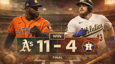 Athletics aplastan 11-4 a Astros con ofensiva explosiva en Sacramento