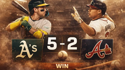 Athletics vencen 5-2 a Braves en Atlanta: primera victoria con autoridad en 2026