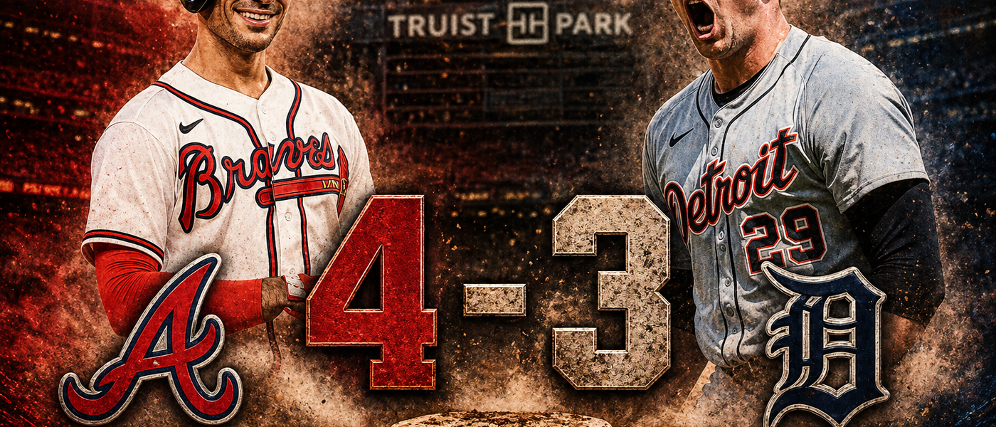 Braves dejan en el terreno a Tigers 4-3: Olson lidera remontada en Atlanta