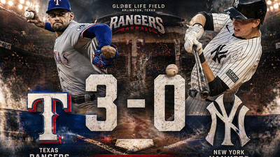 Rangers blanquean 3-0 a Yankees: Eovaldi domina y Texas impone su ley en Arlington