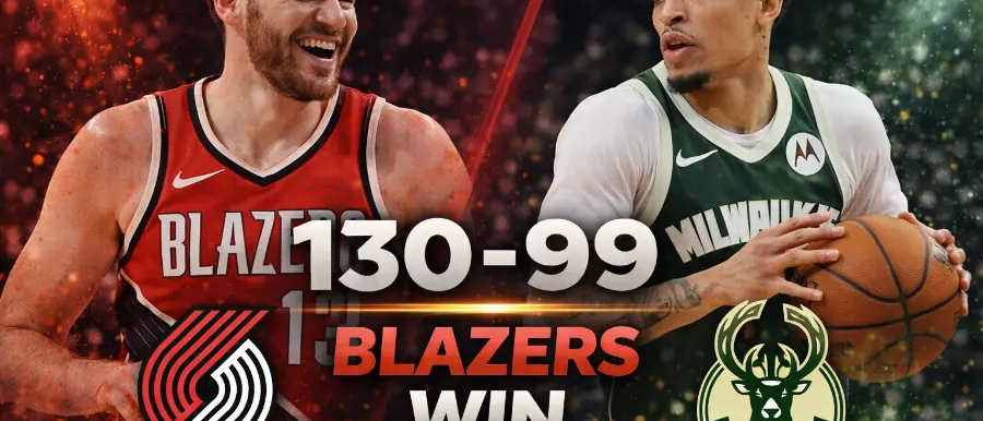 Trail Blazers aplastan 130-99 a Bucks en una exhibición dominante en Portland