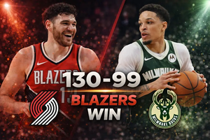 Blazers vs Bucks 25-3-26