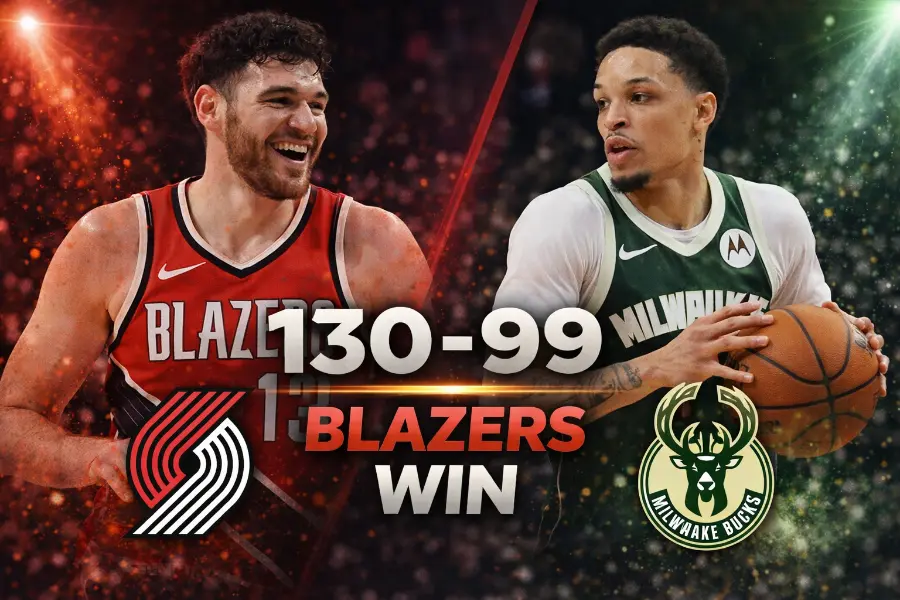 Blazers vs Bucks 25-3-26