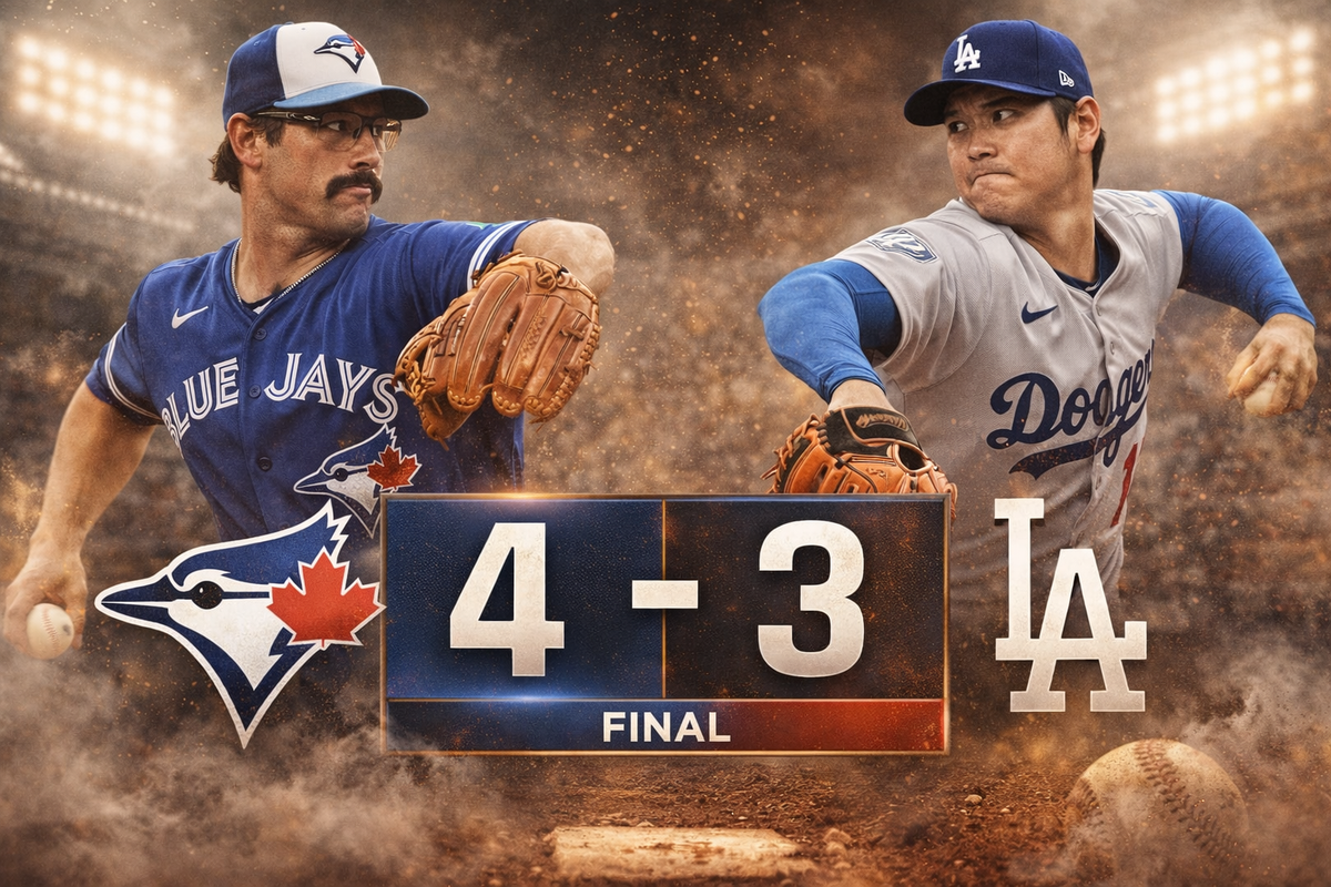 Blue Jays triumph over Dodgers 4-3