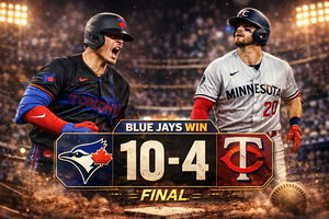 Blue Jays victorious over Twins 10-4
