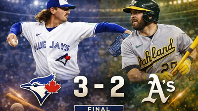 Blue Jays derrotan 3-2 a Athletics en un final dramático en Toronto