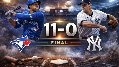 Blue Jays humillan 11-0 a Yankees con festival de batazos en Dunedin