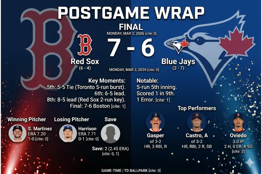 Boston vs Blue Jays 2-3-26