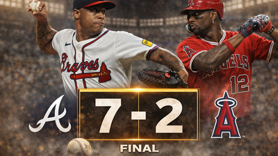 Braves derrotan 7-2 a Angels en Angel Stadium