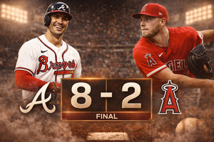 Braves defeat Angels 8-2