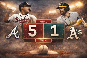 Braves vs Athletics 1-4-26