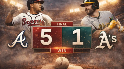 Braves 5-1 Athletics: dominio total en Truist Park con Sale y Baldwin como figuras