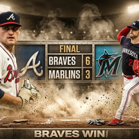 Bravos de Atlanta vencen a los Marlins en el Truist Park: Bryce Elder brilla en la lomita
