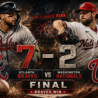 Braves derrotan 7-2 a Nationals en Washington: dominio de Ritchie y poder de Albies