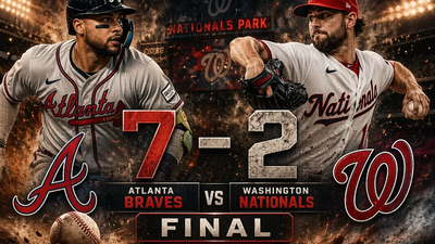 Braves derrotan 7-2 a Nationals en Washington: dominio de Ritchie y poder de Albies
