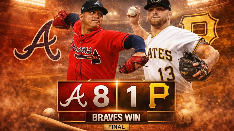 Vendaval en North Port: Los Braves Trituran a los Pirates con una Exhibición de Poder y Pitcheo