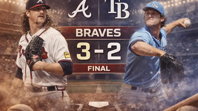 Braves vencen 3-2 a Rays en duelo de pitcheo en North Port