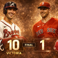 Atlanta Braves derrotan 10-1 a los Red Sox con ofensiva explosiva en Florida
