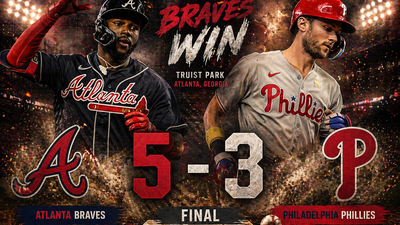 Braves vencen 5-3 a Phillies en Truist Park: Harris II y Acuña Jr. lideran la victoria