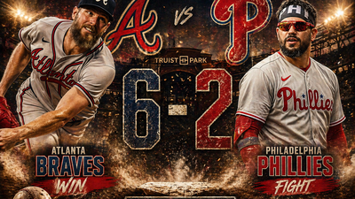 Braves vencen 6-2 a Phillies: dominio total de Chris Sale en Atlanta