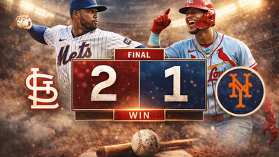 Cardinals 2-1 Mets (11 innings): victoria épica en Busch Stadium