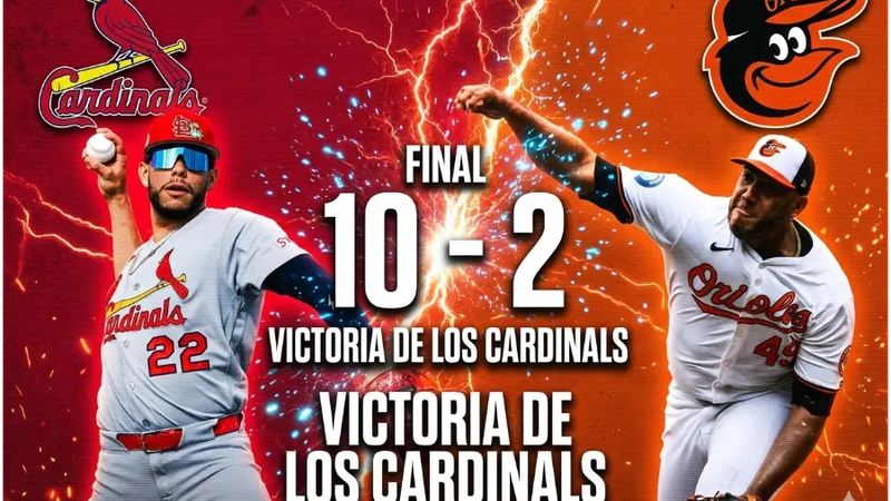 Cardinals aplastan a Orioles 10-2 en Sarasota con una ofensiva demoledora