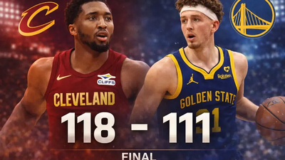 Cleveland Cavaliers vencen 118-111 a Warriors: Mitchell lidera triunfo en San Francisco