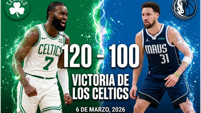 Celtics dominan a Mavericks 120-100 en el TD Garden