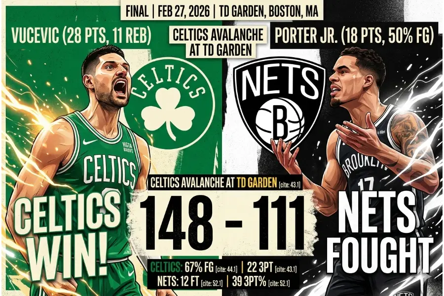 Celtics vs Nets 27-2-26