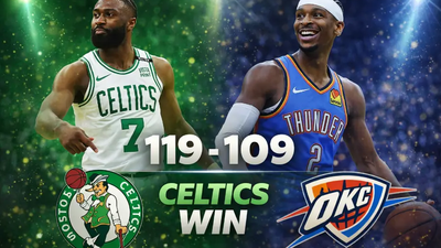 Celtics remontan y vencen 119-109 al Thunder en una noche electrizante en Boston