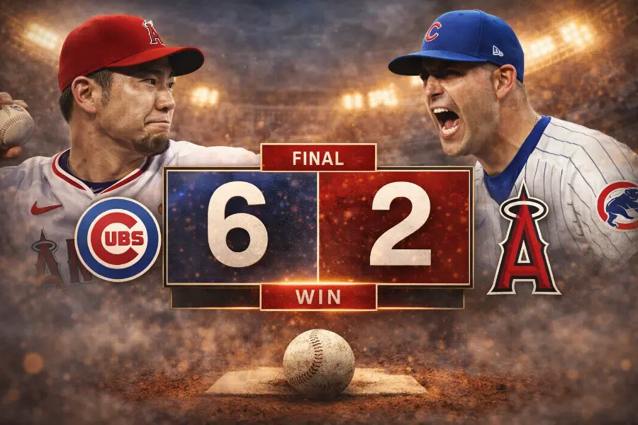 Cubs vs Angels 1-4-26