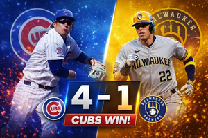 Cubs vs Brewers 4-3-26