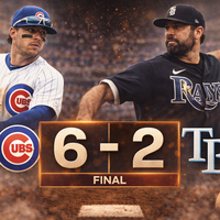 Cubs derrotan 6-2 a Rays en Tropicana Field con ofensiva oportuna