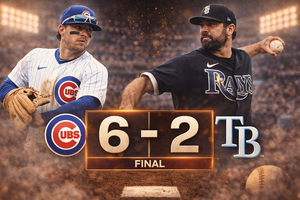 Cubs win 6-2 over Rays
