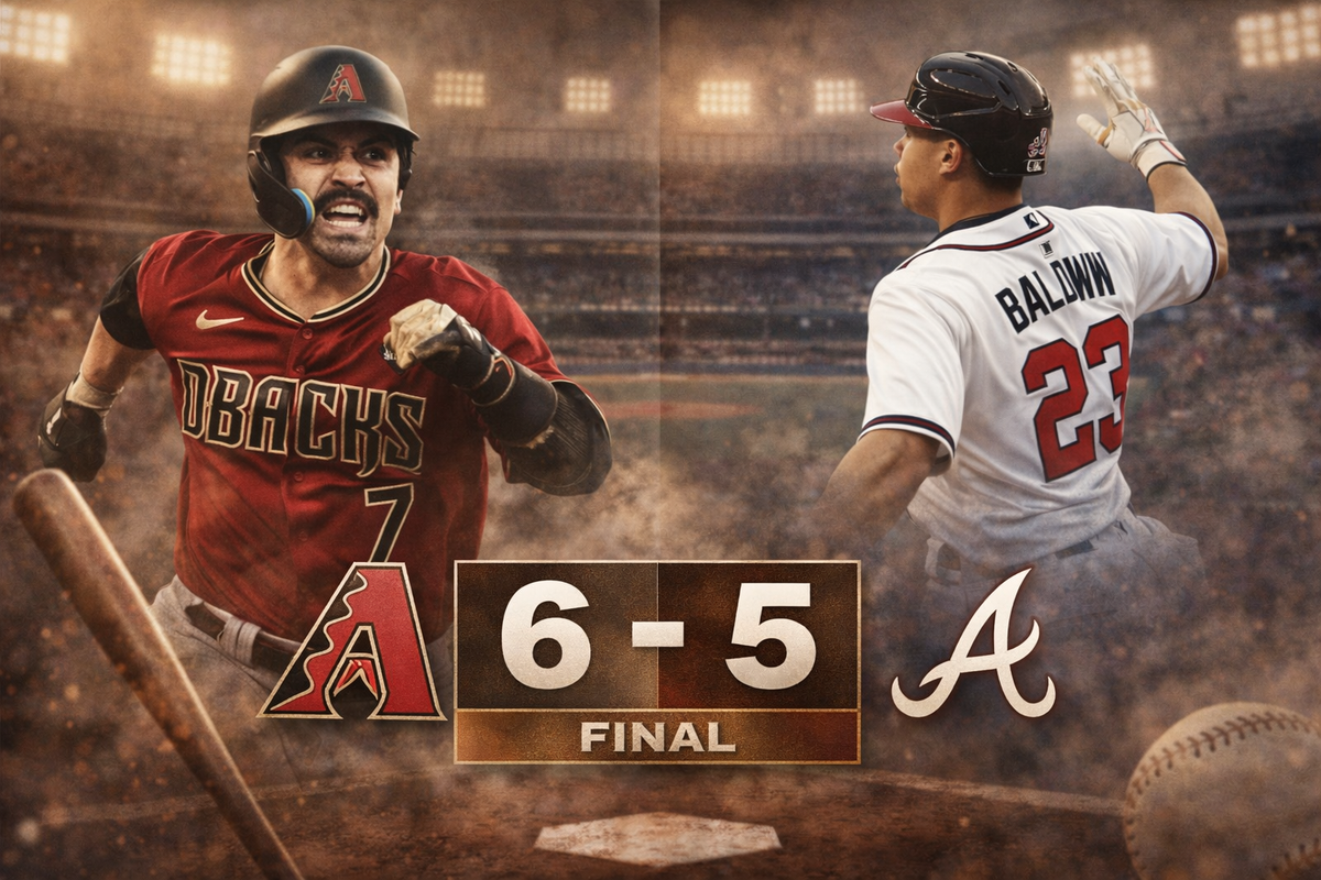 Diamondbacks edge Braves 6-5 victory