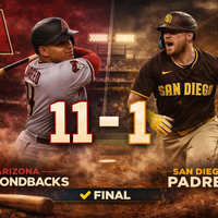 Diamondbacks aplastan 11-1 a Padres en Peoria con ofensiva explosiva