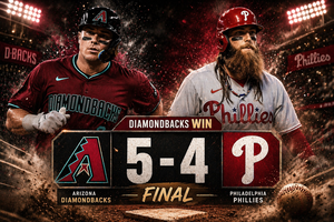 Diamondbacks win in cinematic showdown