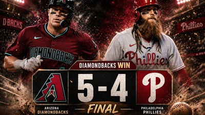 Diamondbacks remontan ante Phillies: Victoria épica 5-4 en Philadelphia