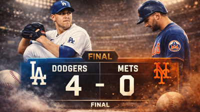 Dodgers blanquean 4-0 a Mets con dominio total de Wrobleski en Los Ángeles