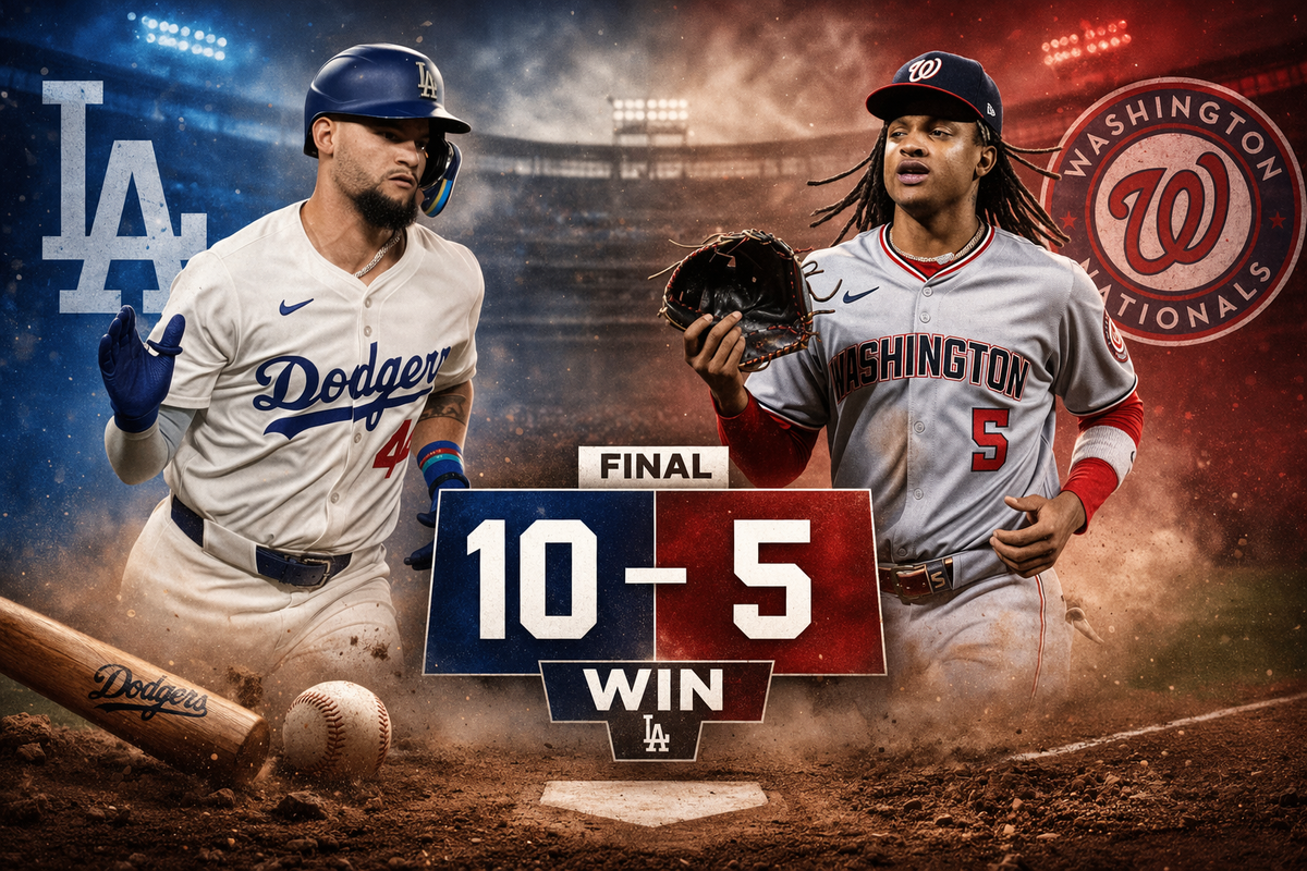 Dodgers dominate Nationals in final score