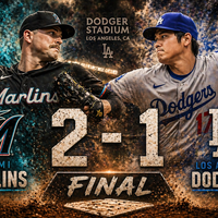 Marlins vencen 2-1 a Dodgers en Dodger Stadium con dominio de Janson Junk